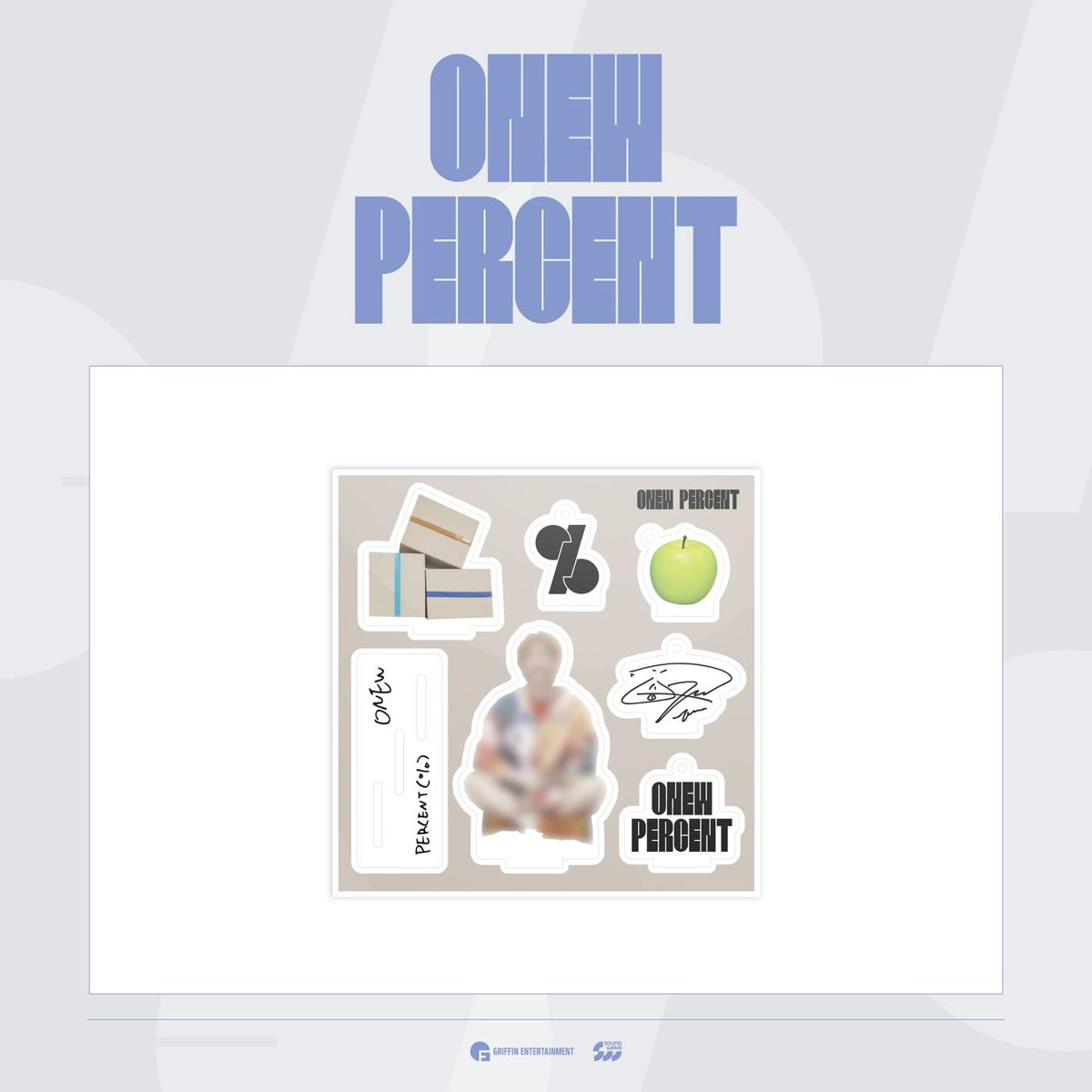 ONEW - [PERCENT] (POP-UP STORE MD ACRYLIC KIT) – kpopalbums.com