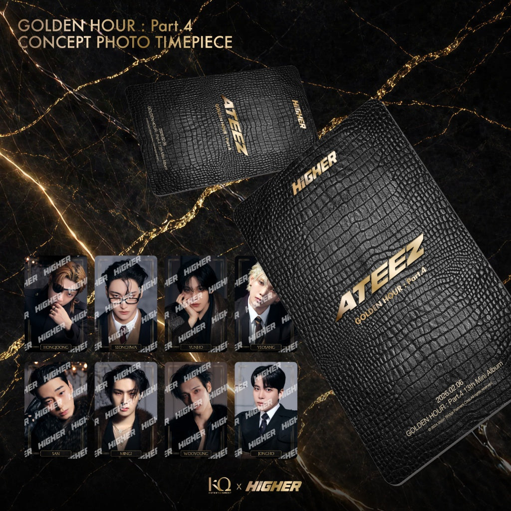 ATEEZ - [Adrenaline] TIME PIECE MD PHOTO CARD TYPE C + CASE
