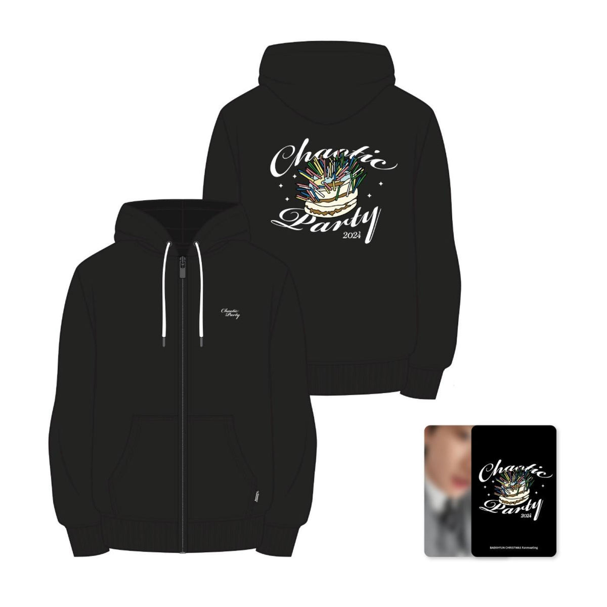 BAEKHYUN - [Chaotic Party] CHRISTMAS FANMEETING OFFICIAL MD ZIP-UP