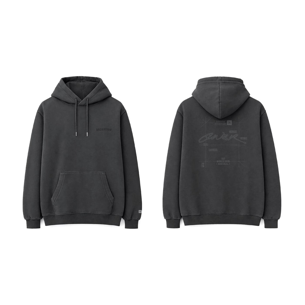 QWER ROCKATION ソウルコン ジャケット md QWER - [ROCKATION : HOMECOMING] 1ST WORLD TOUR ENCORE MD HOODIE