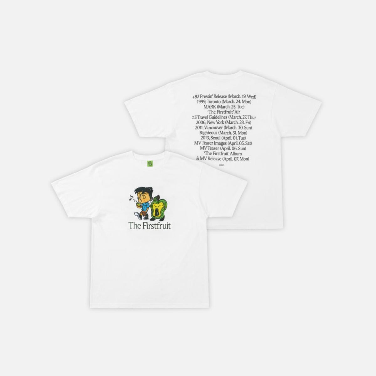 NCT マーク　The Firstfruit Tシャツ Mark the First Fruit Shirt, NCT 127 Mark Shirt, NCT127 4th
