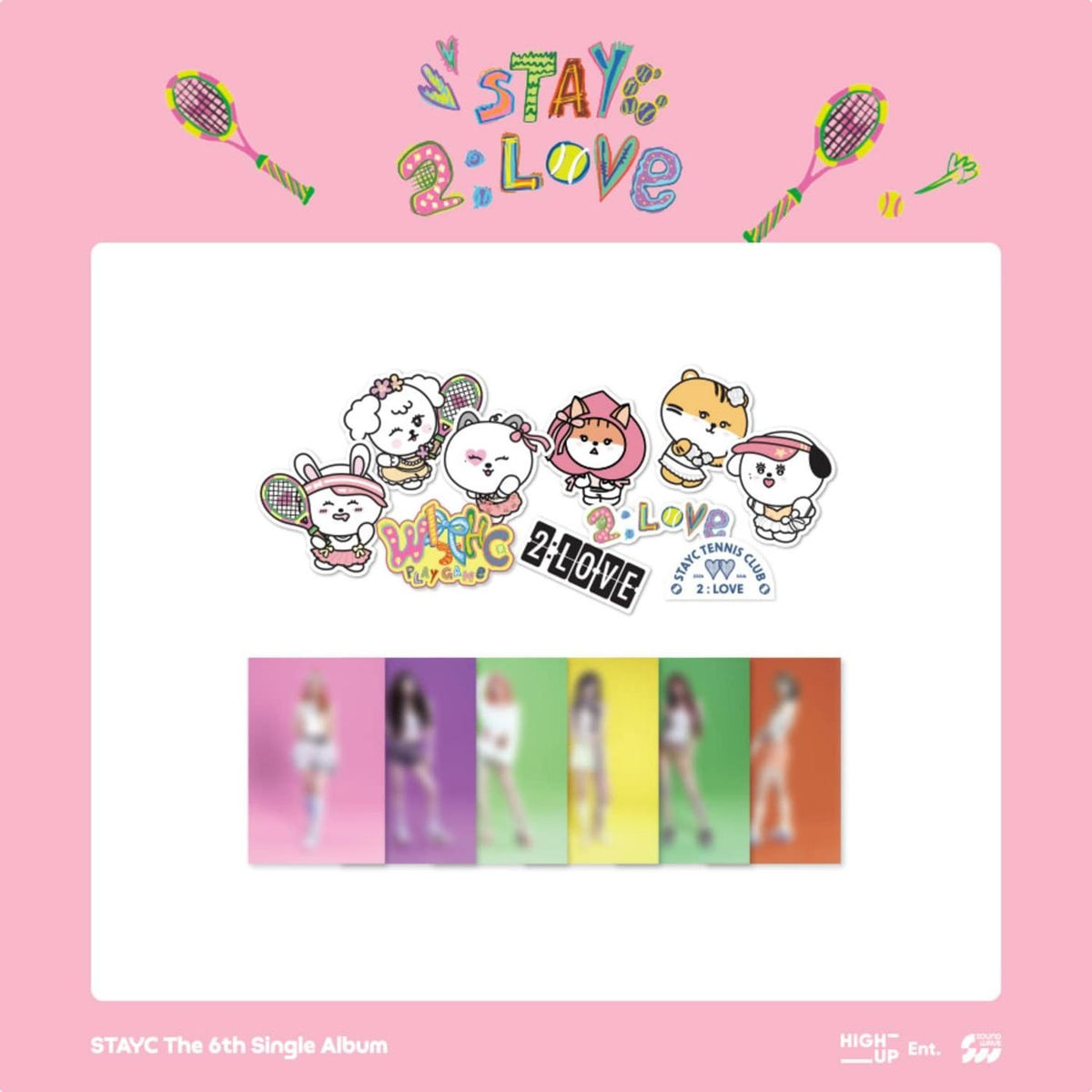 STAYC - [2:LOVE] (6th Single Album POP-UP CAFE MD REMOVABLE