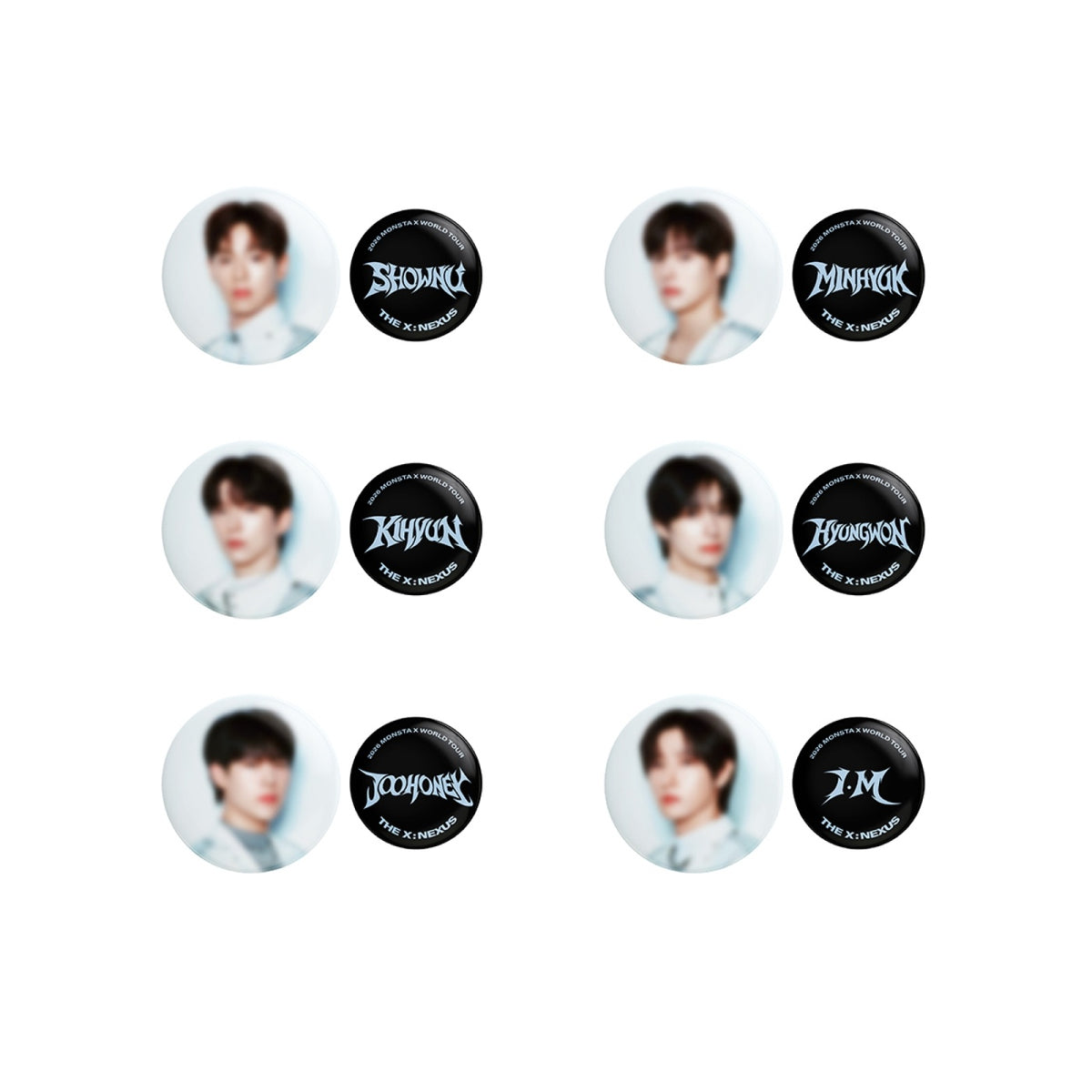 MONSTA X - [THE X : NEXUS] (2026 WORLD TOUR OFFICIAL MD RANDOM PIN