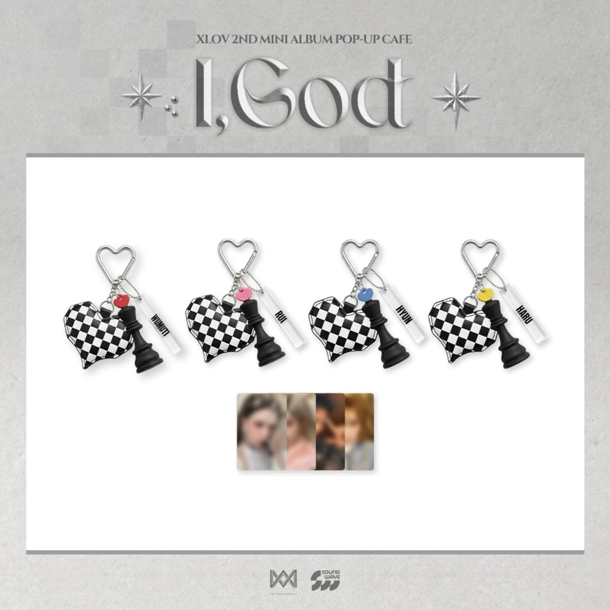 ルイ　XLOV I,GOD POPUP クッションキーリング XLOV - [I,GOD] (2ND MINI ALBUM POP-UP MD CUSHION KEYRING