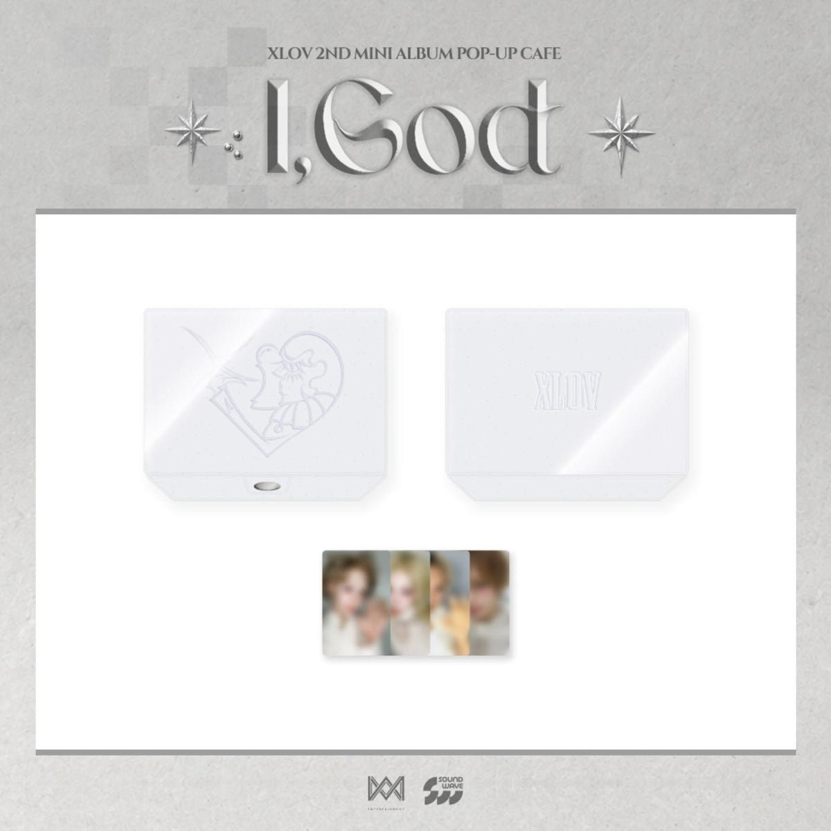 XLOV - [I,GOD] (2ND MINI ALBUM POP-UP MD GLITTER COLLECT CASE