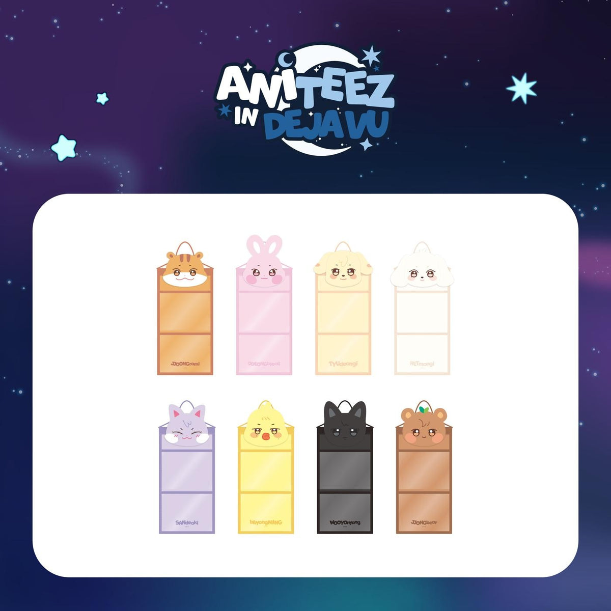 ATEEZ　アチズ　ソンファ　ウォールポケット　　POPUP　F206 ATEEZ - [ANITEEZ IN DEJA VU] (ATEEZ X ANITEEZ POP-UP MD WALL