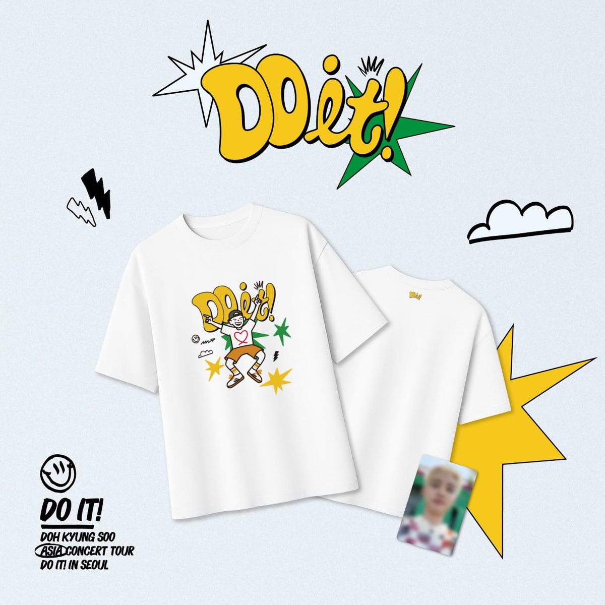 【完売】ドギョンス DO it ! ソウルコン Tシャツ 96ba0b96bb83c17bb119945b2f3321