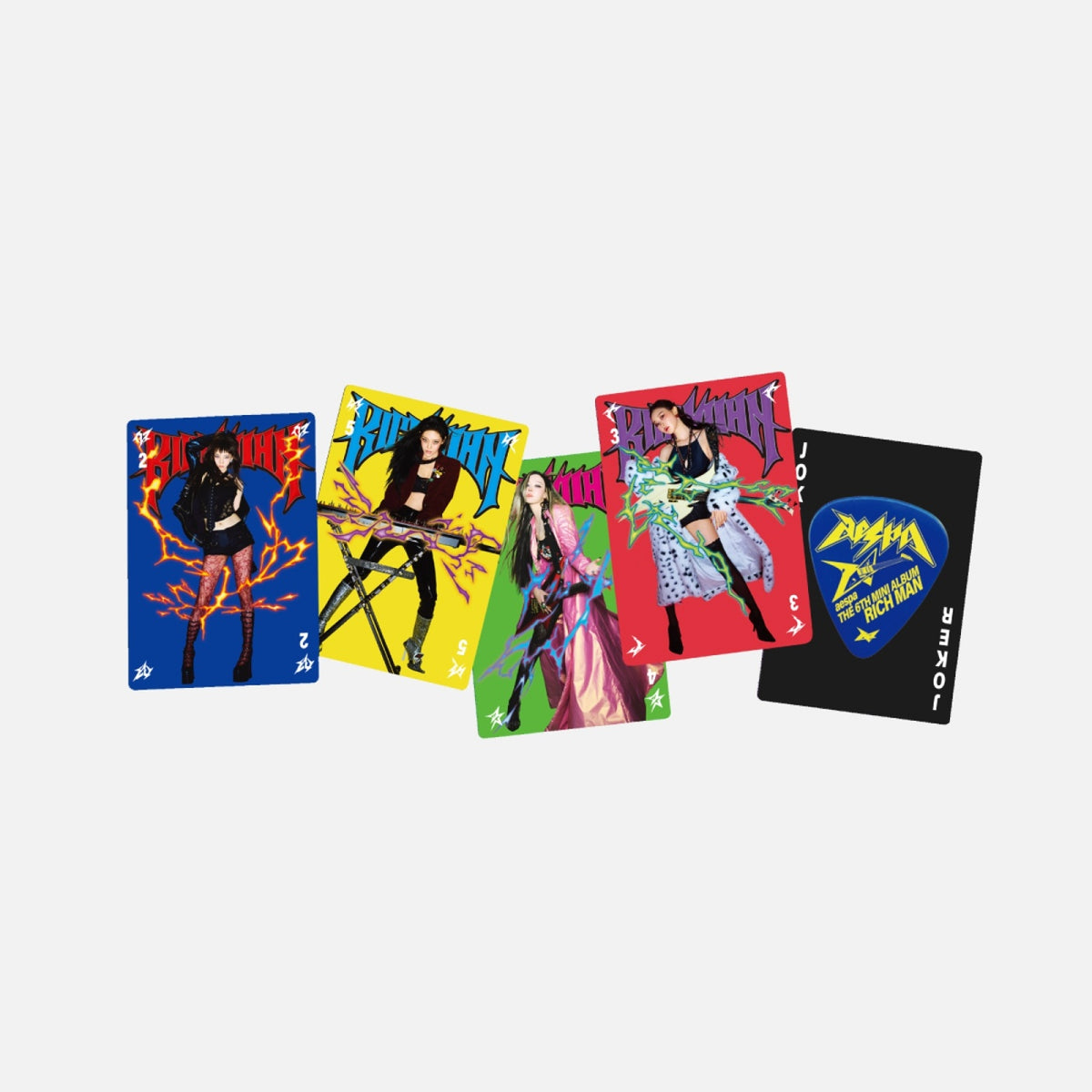 aespa - [Rich Man] 6th MINI ALBUM OFFICIAL MD RECKLESS GAME CARD