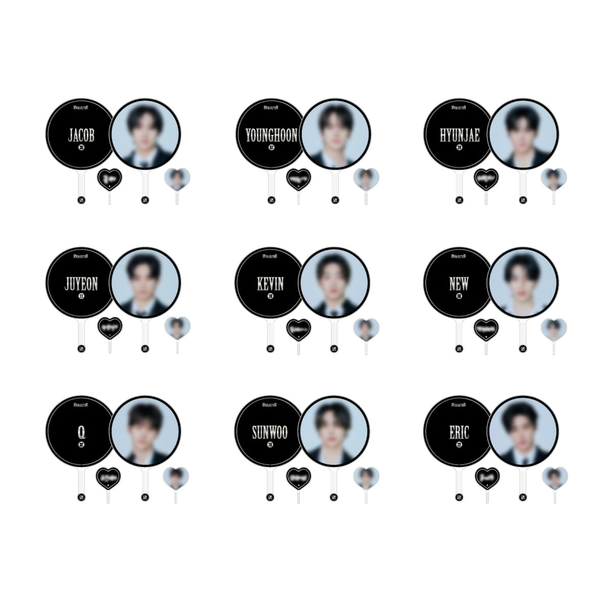 KCON:TACT HI5 ヒョンジェ MDセット THE BOYZ THE BOYZ - [INTER-ZECTION] (CONCERT OFFICIAL MD IMAGE PICKET SET