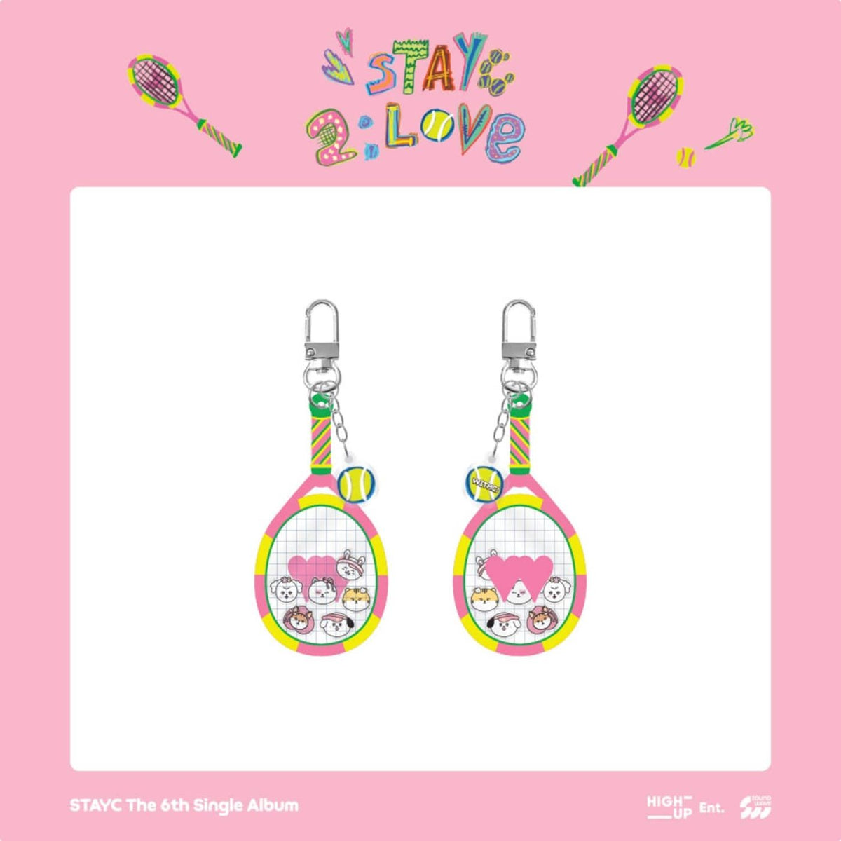 STAYC - [2:LOVE] (6th Single Album POP-UP CAFE MD ACRYLIC SHAKER