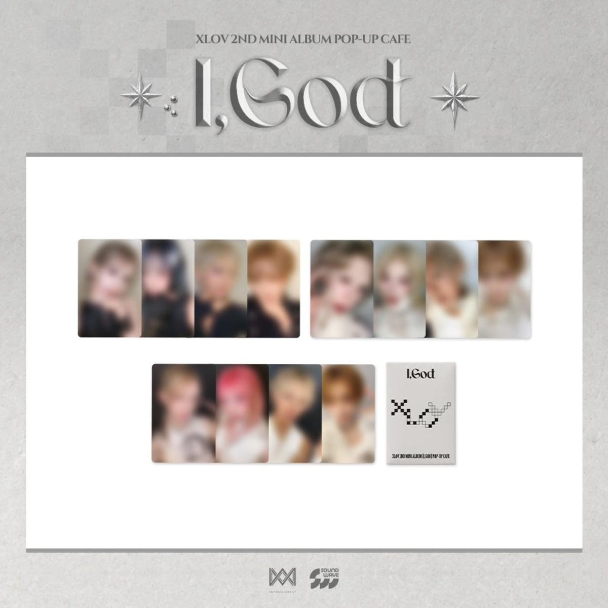XLOV - [I,GOD] (2ND MINI ALBUM POP-UP MD RANDOM TRADING CARD