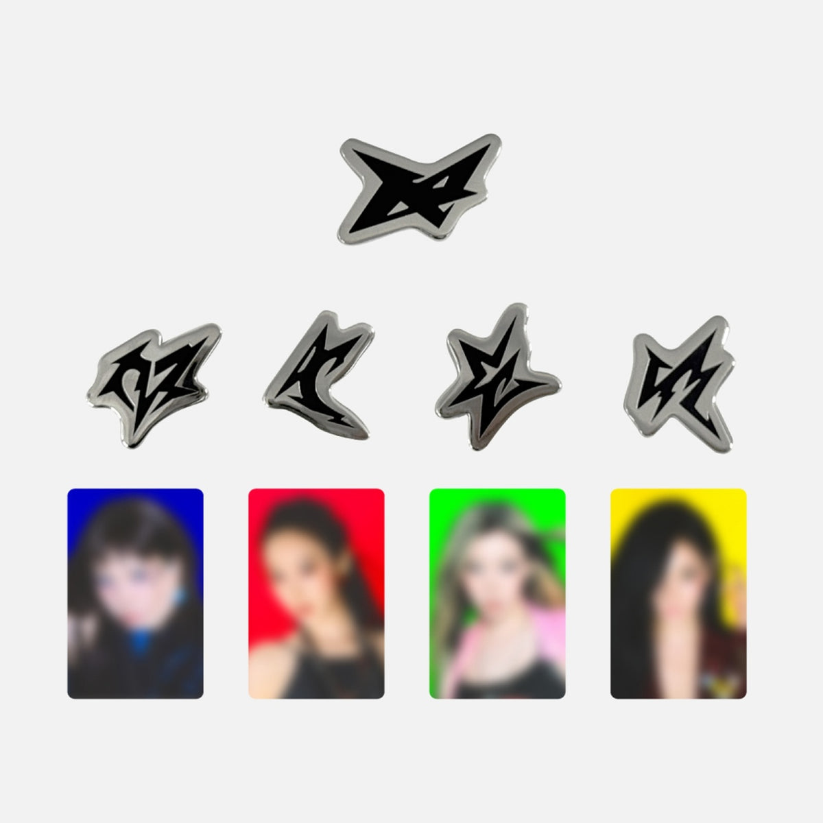 aespa - [Rich Man] 6th MINI ALBUM OFFICIAL MD RICH MAN BADGE SET