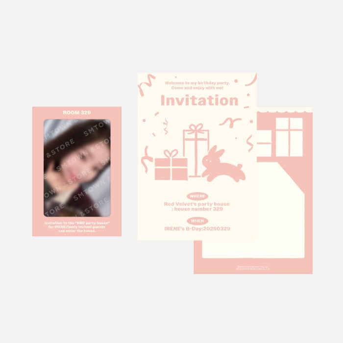 IRENE - [ARTIST BIRTHDAY] OFFICIAL MD PARTY CARD PARTY CARD