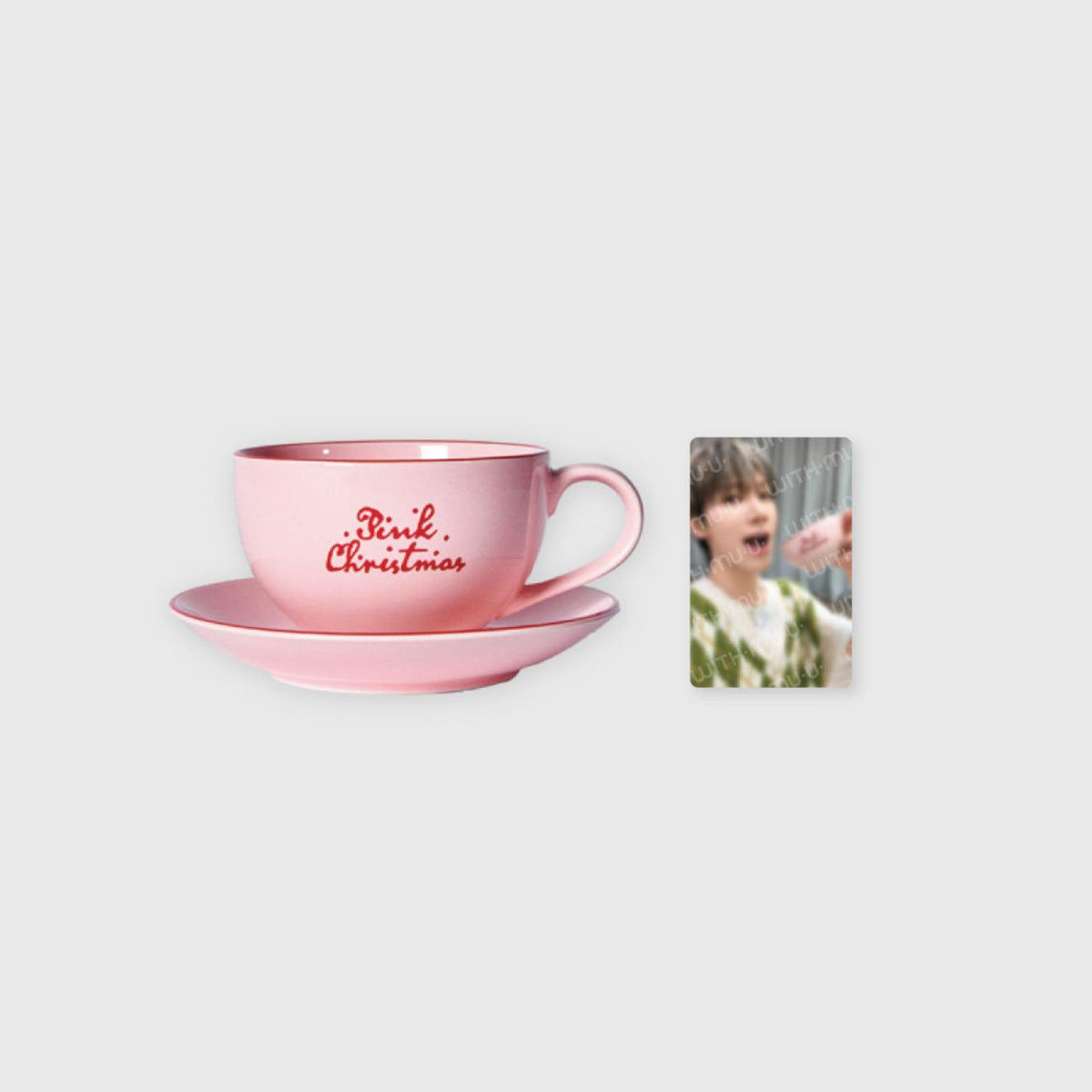WayV 2024 PINK CHRISTMAS MD カップ ソーサー WayV - [2024 PINK CHRISTMAS] OFFICIAL MD CUP & SAUCER SET
