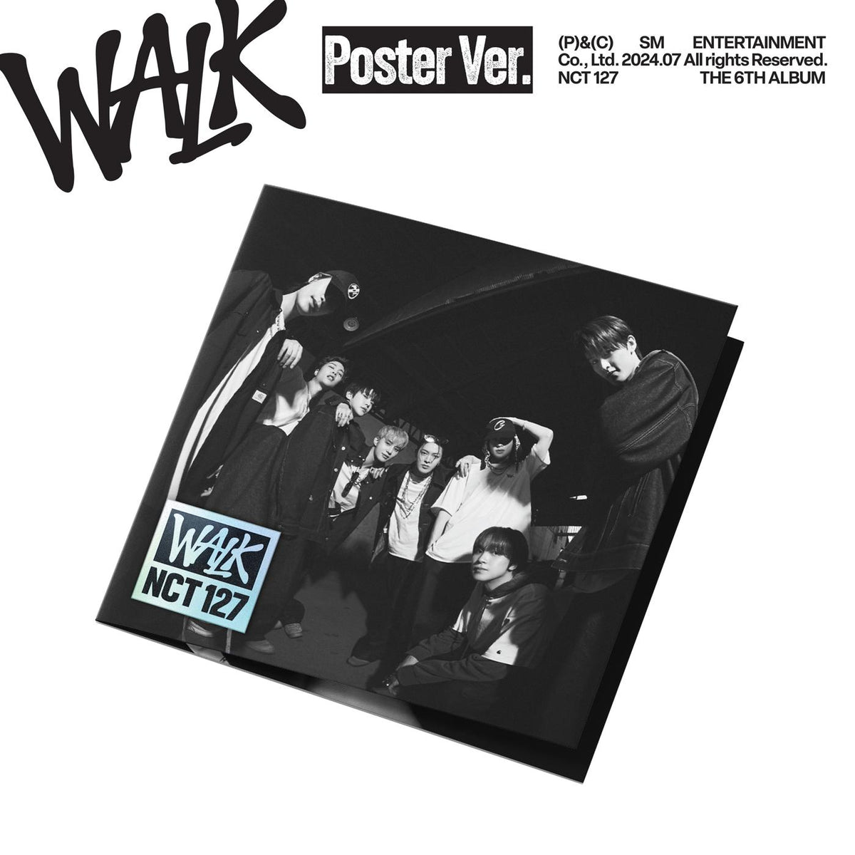NCT 127 - [WALK] 6th Album POSTER Version – kpopalbums.com