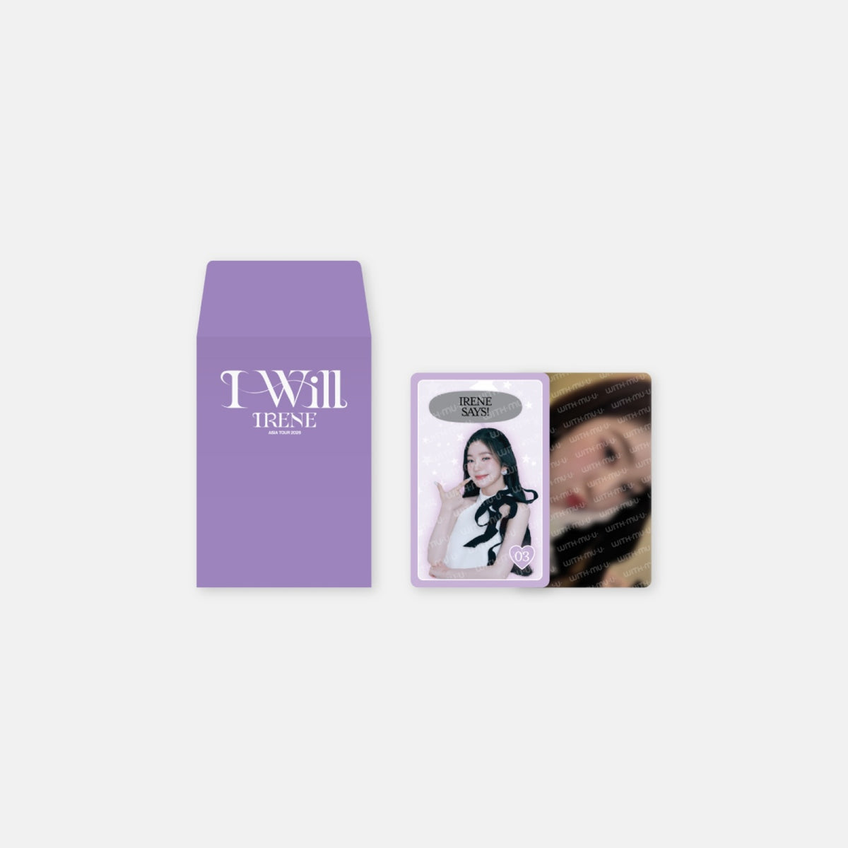 IRENE I Will in SINGAPORE トレカ IRENE - [ I-WILL ] (2026 ASIA TOUR in SEOUL MD SPEECH BUBBLE CARD