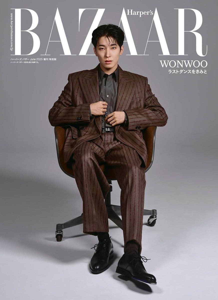チャウヌ★WKOREA★Esquire★HARPER'S BAZAARセット SEVENTEEN's Wonwoo Stuns on the Cover of 'Harper's Bazaar