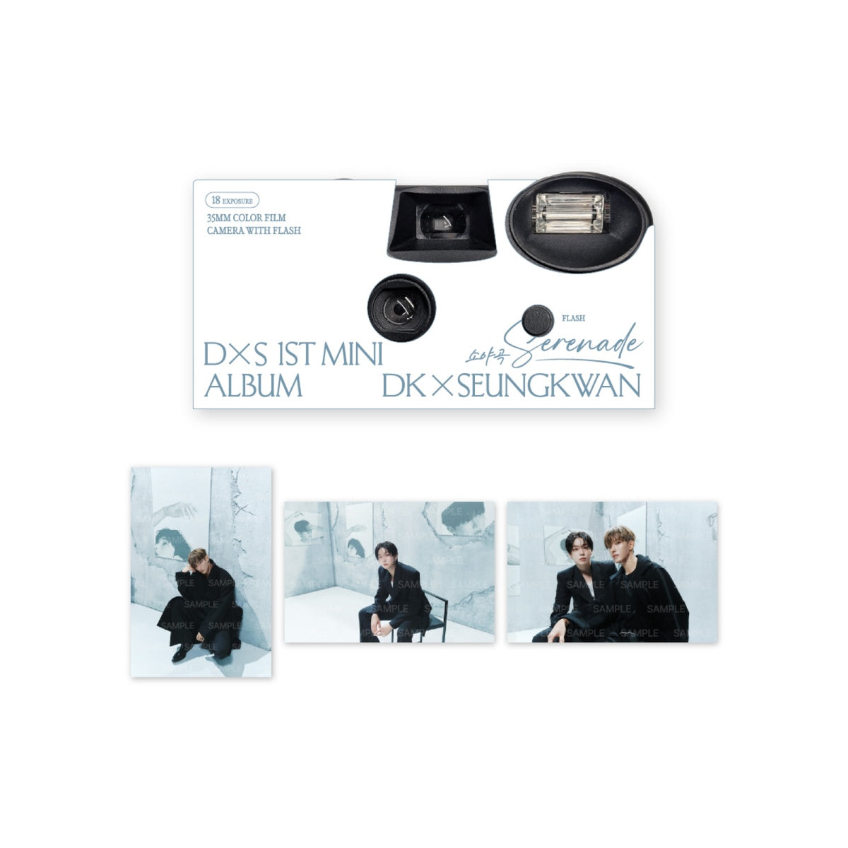 アイドル [Serenade]DISPOSABLE CAMERA SET DK X SEUNGKWAN - [Serenade] (1st Mini Album POP-UP MD DISPOSABLE