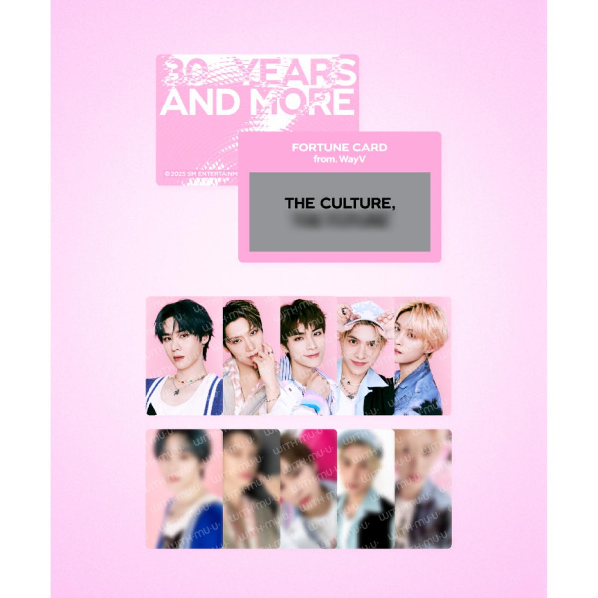WayV SMTOWN 30th ANNIVERSARY Photo card complete set FAMILY