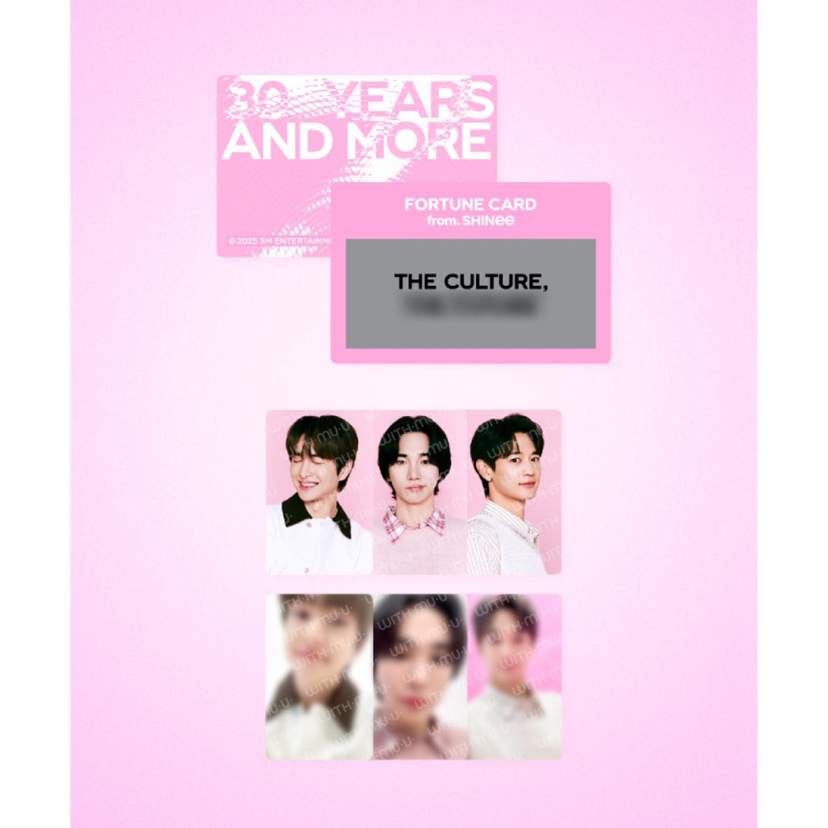 SHINee - [SMTOWN LIVE 2025 TOUR] OFFICIAL MD FORTUNE SCRATCH