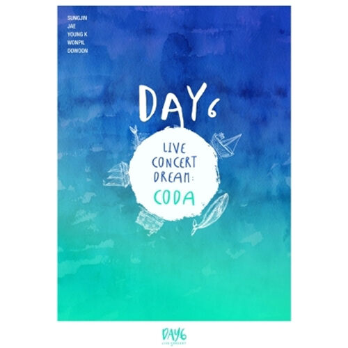 DAY6 LIVE CONCERT DVD DREAM:CODA 1 DVD+120p Making Book+