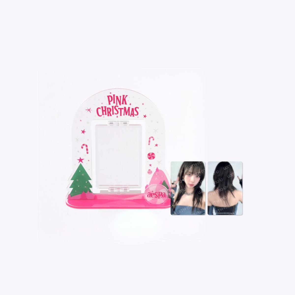 aespa - [ACRYLIC TURNING STAND SET] (2023 PINK CHRISTMAS OFFICIAL