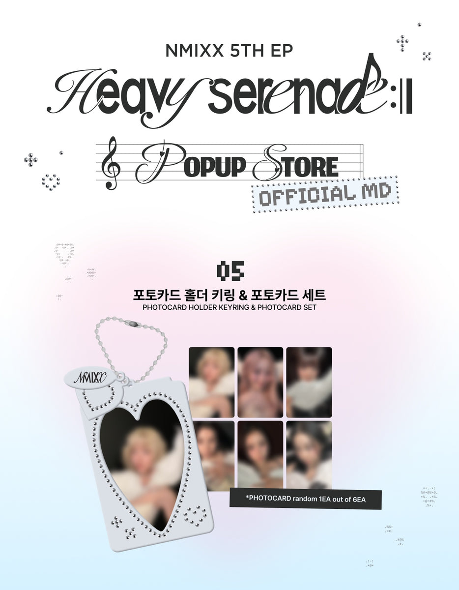 NMIXX - [Heavy Serenade] (POP-UP STORE MD PHOTOCARD HOLDER KEYRING