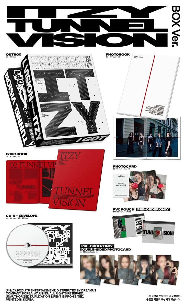 ITZY - [TUNNEL VISION] BOX Version – kpopalbums.com