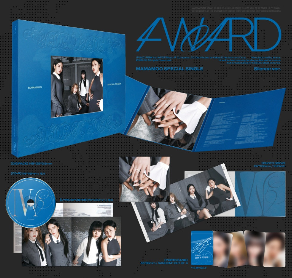 *Album specifications - Digipak: 148mm*125mm*9.5mm / 1 type (Image varies by version) - Saddle-stitched Photobook: 137mm*1...