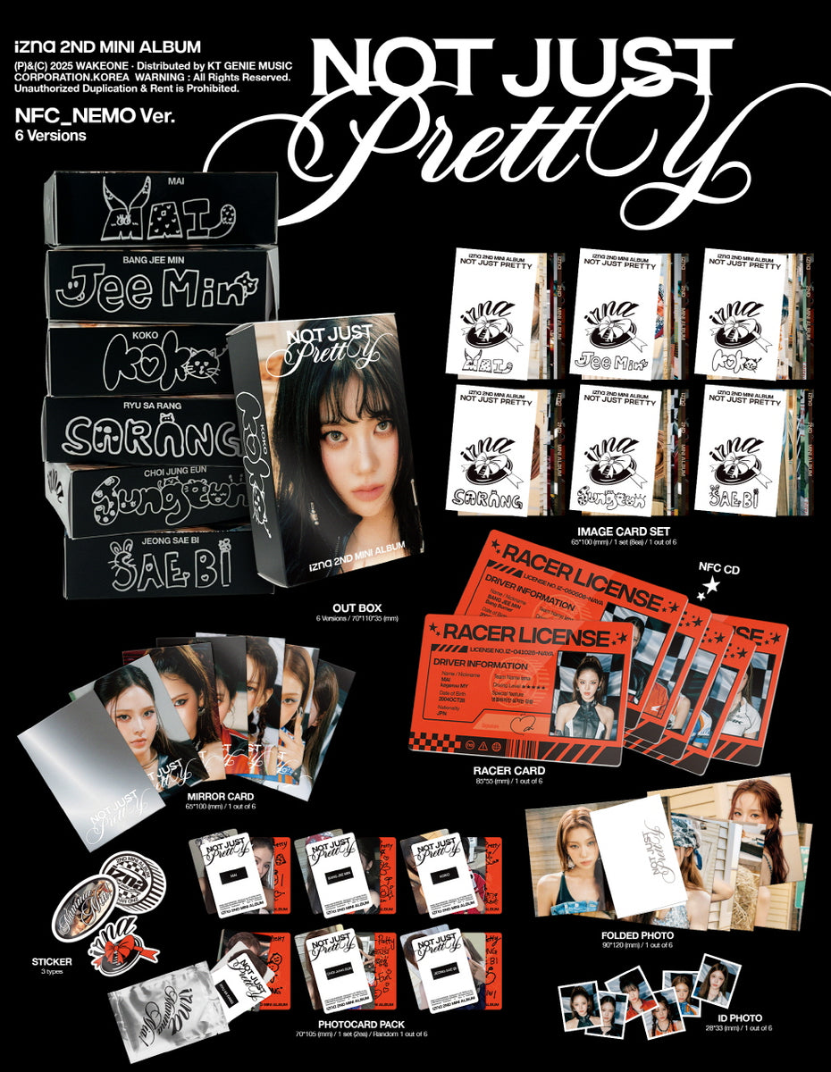 izna - [NOT JUST PRETTY] 2nd Mini Album NFC NEMO MAI Version