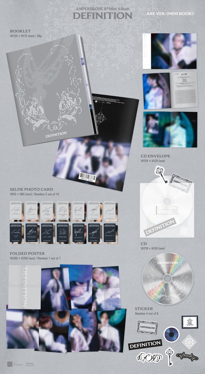 AMPERS&ONE - [DEFINITION] 4th Mini Album ARE Version – kpopalbums.com