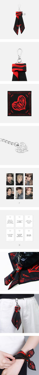 NCT 127 - [9TH ANNIVERSARY] OFFICIAL MD BANDANA KEYRING SET