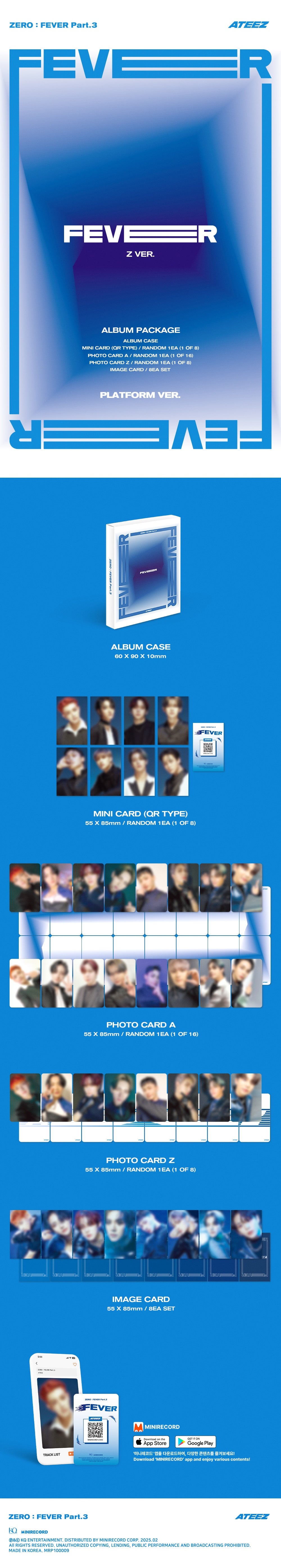 ATEEZ - [ZERO : FEVER PART.3] PLATFORM RANDOM Version – kpopalbums.com
