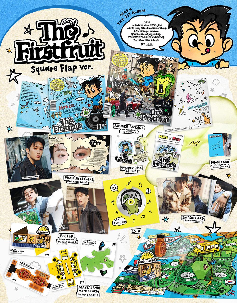 *Album specifications - Package cover: 2 types - Photobook: 24p - CD-R: 1 type - Image cards: 4 types - Markland Miniature...