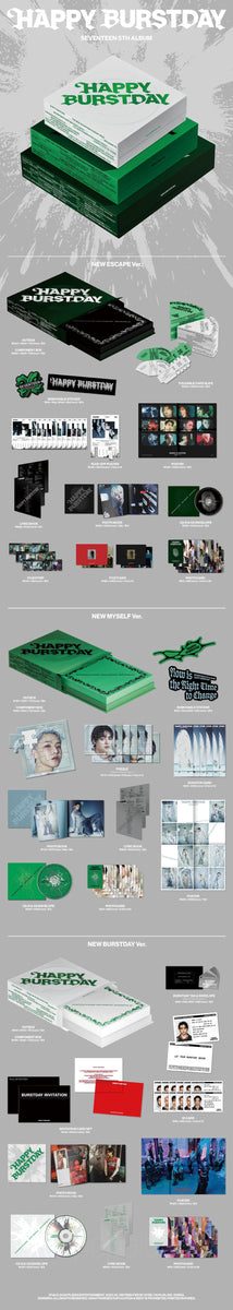 SEVENTEEN - [HAPPY BURSTDAY] 5th Album NEW BURSTDAY Version