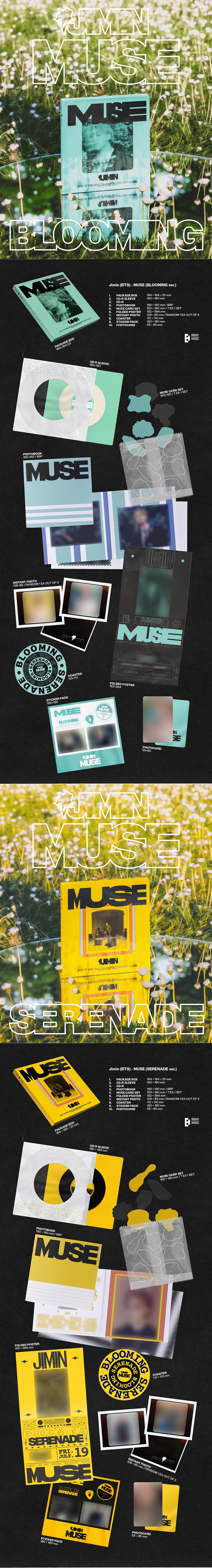 JIMIN (BTS) - [MUSE] 3 Version SET – kpopalbums.com