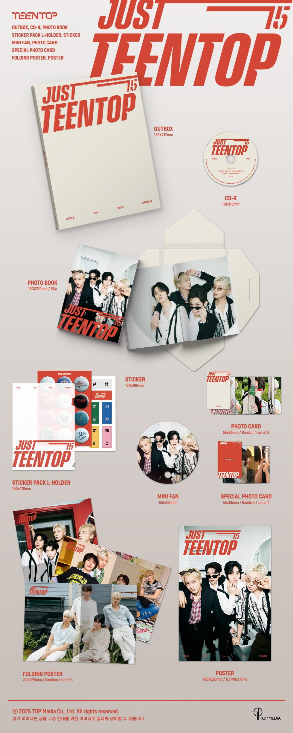 *Album specifications - OUTBOX: 153X212mm / 1 type - PHOTO BOOK: 150X210mm / 88p / 1 type - CD-R: 118x118mm / 1 type - STI...