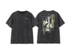 QWER - [ROCKATION : ROCKET LAUNCH!!] 2nd TOUR MD ROCKET LAUNCH T-SHIRT WASHING BLACK
