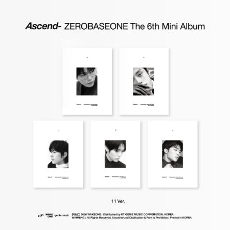 ZEROBASEONE - [ASCEND-] 6th Mini Album 11 SUNG HANBIN Version