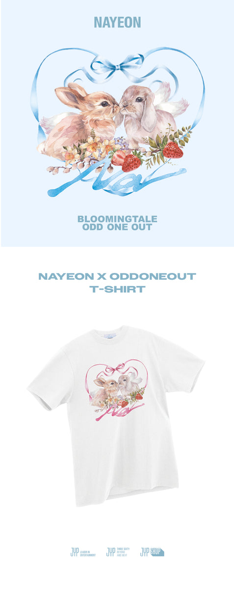 TWICE NAYEON - [NA] OFFICIAL MD ODDONEOUT T-SHIRT – kpopalbums.com