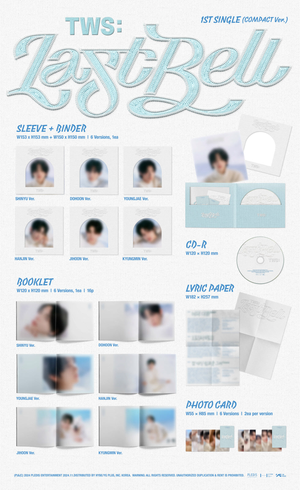 公式サイト - ハイブランドの新作が続々登場 TWS - SET Version 6 COMPACT Album Single 1st BELL] [LAST K-POP・アジア