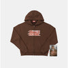 U-KNOW - [U-KNOW PROJECT 26 : SCENE#1] in SEOUL MD ZIP-UP HOODIE SET (BROWN Ver.)