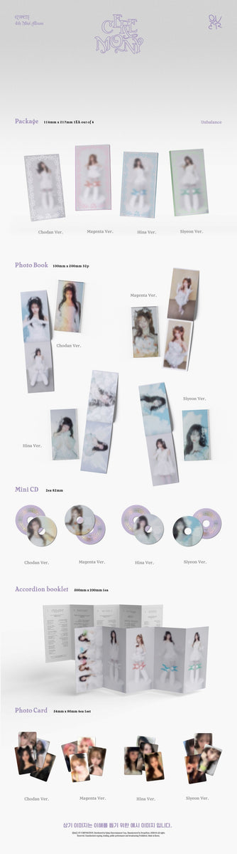 QWER POPUP MD ユニフォーム ヒナ 新品未開封 CEREMONY QWER - [CEREMONY] 4th Mini Album BOOKLET CHODAN Version