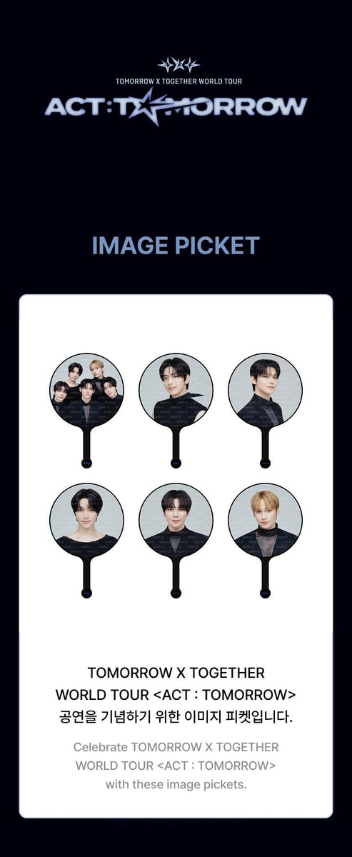 TXT - [ACT : TOMORROW] (WORLD TOUR MD Image Picket) – kpopalbums.com