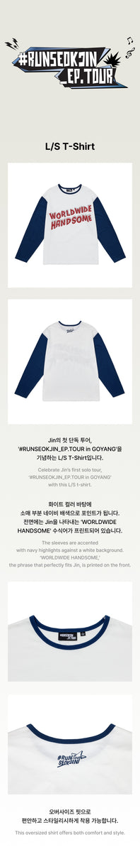 BTS - [#RUNSEOKJIN_EP.TOUR] (OFFICIAL MD L/S T-Shirt