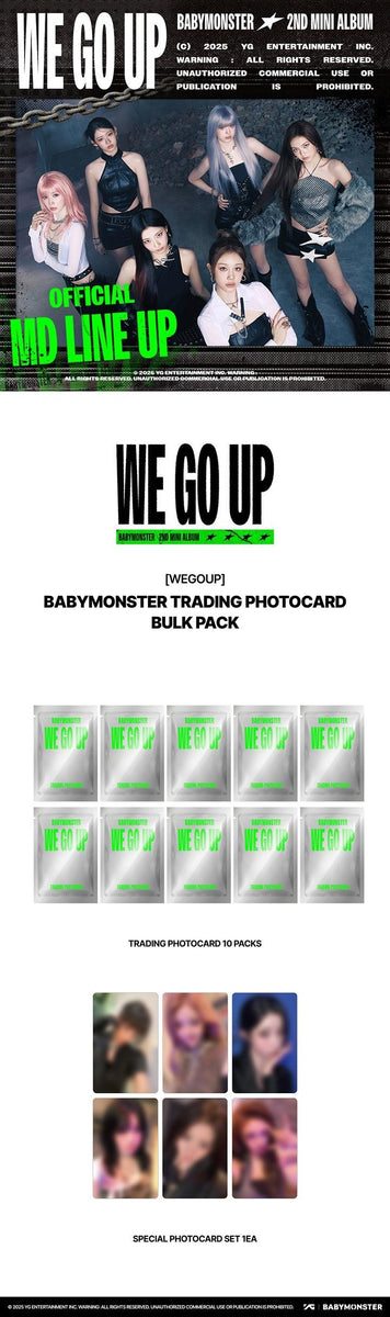BABYMONSTER - [WEGOUP] OFFICIAL MD TRADING PHOTOCARD BULK PACK