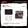 XIKERS - [HOUSE OF TRICKY : WATCH OUT] OFFICIAL MD TIN CASE DECO SET