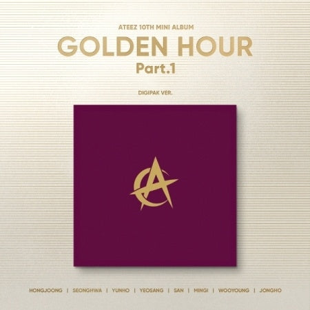 ミンギ　デジパック　41枚　未開封　GOLDEN HOUR ATEEZ ATEEZ - [GOLDEN HOUR : Part.1] 10th Mini Album DIGIPAK MINGI