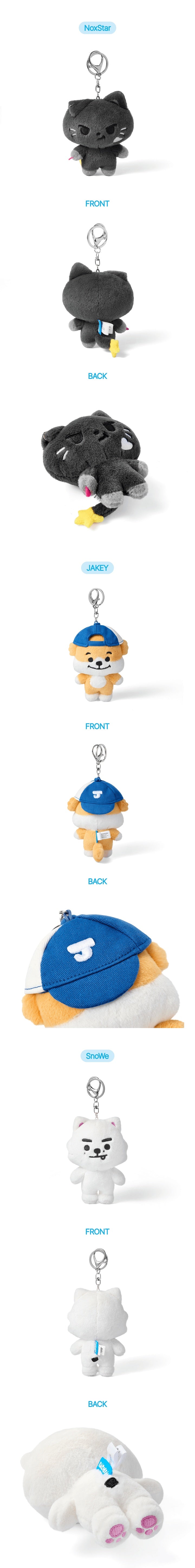 ENHYPEN - [ENCHIN] (Official Character MD Plush Keyring