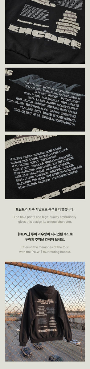 SEVENTEEN - [NEW_] (WORLD TOUR ENCORE OFFICIAL MD Hoodie